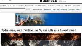 'The New York Times' apunta una mejoría de la confianza de los inversores en la economía española