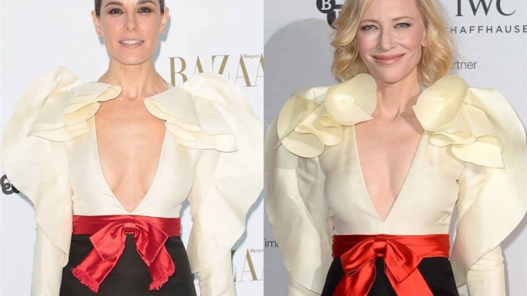 Cate Blanchett y Raquel Sánchez Silva comparten el mismo modelo Gucci