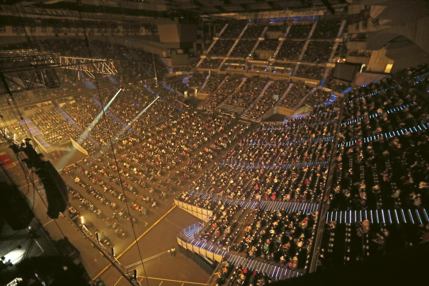 Vista superior del concierto de Raphael / WIZINK CENTER