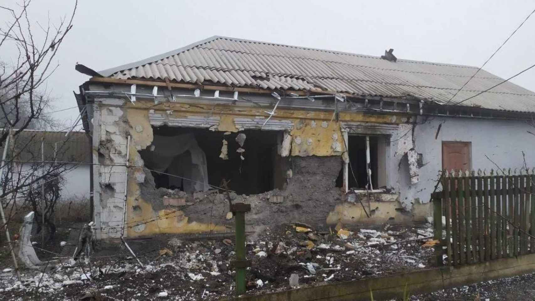 Una casa bombardeada en Mariúpol /EP