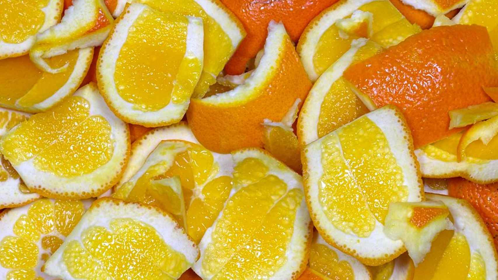 Naranjas troceadas