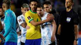 Messi con Argentina, clasificada para el Mundial / EFE