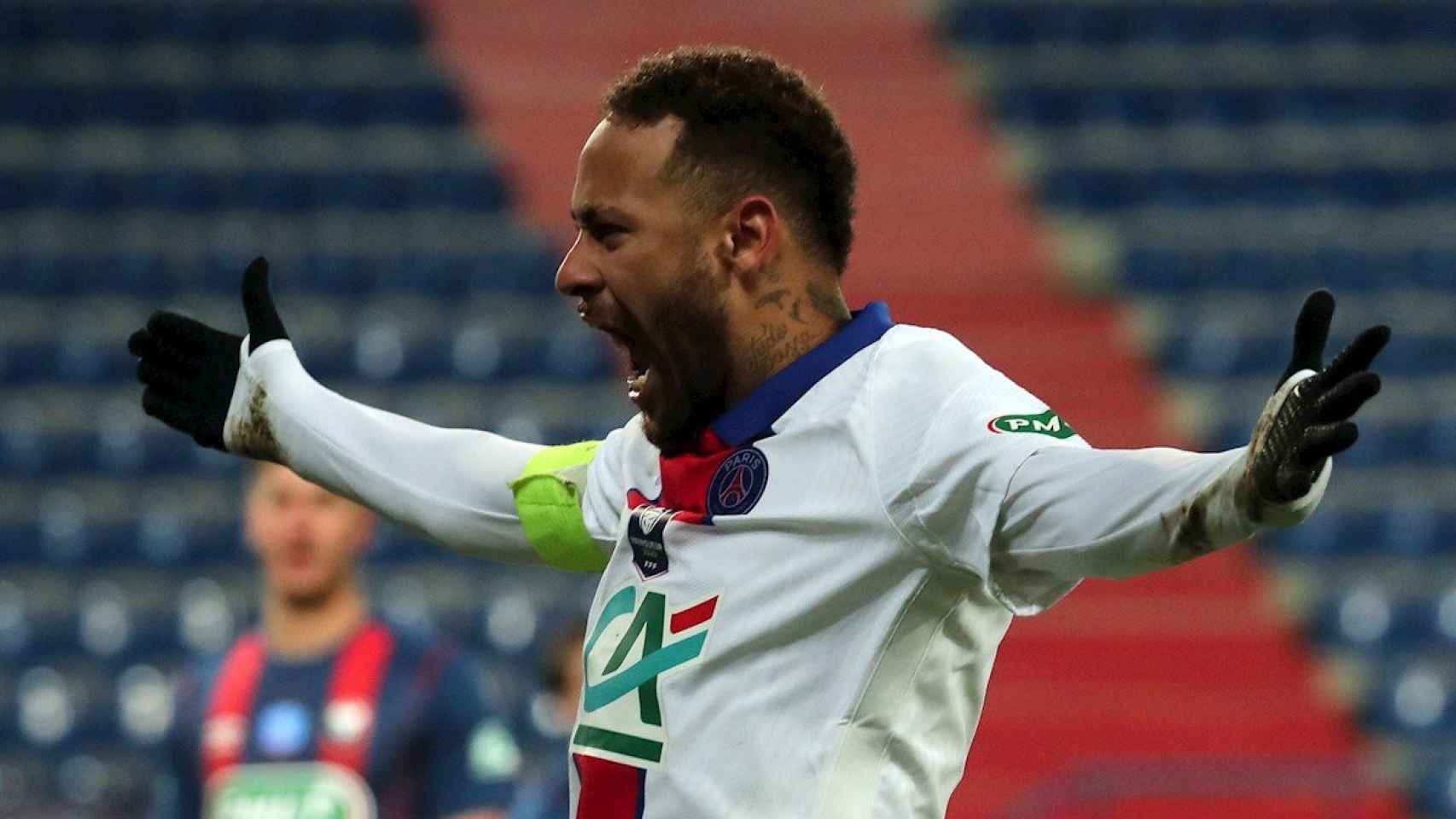 Neymar celebra un gol del PSG / EFE