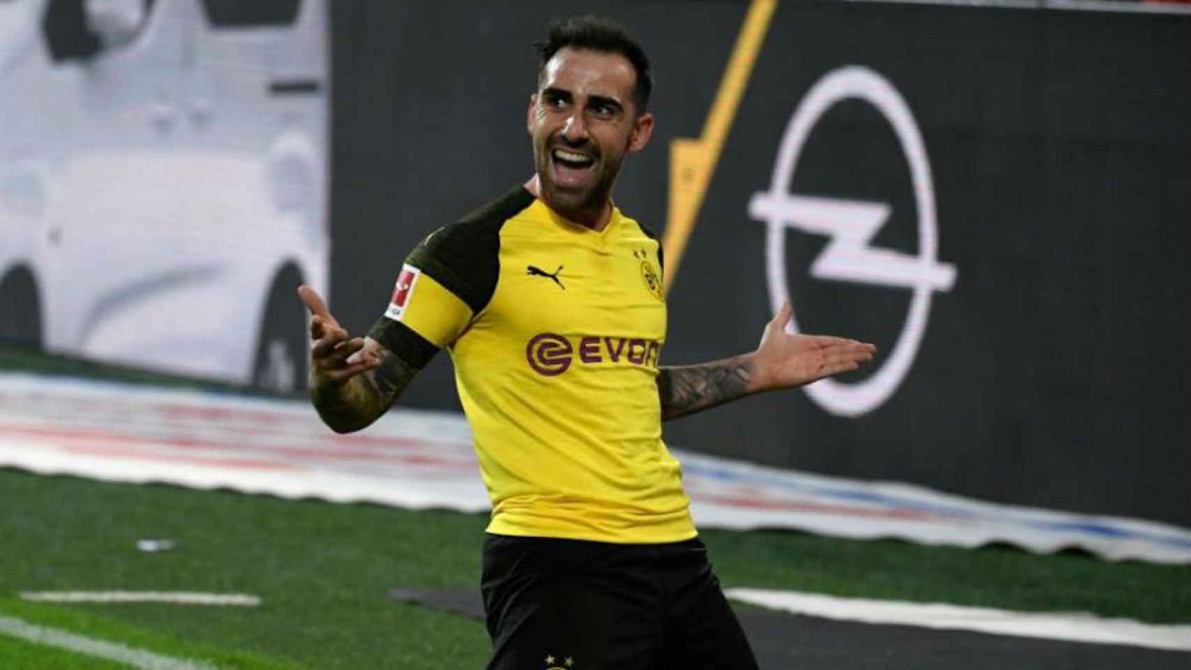 Una foto de Paco Alcácer celebrando un gol con el Borussia Dortmund / INSTAGRAM