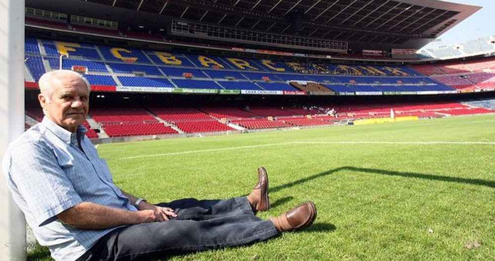 Evaristo Macedo, antiguo jugador del Barça, en una foto de archivo / FCB