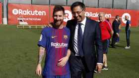 Messi con Bartomeu en una imagen de archivo / EFE