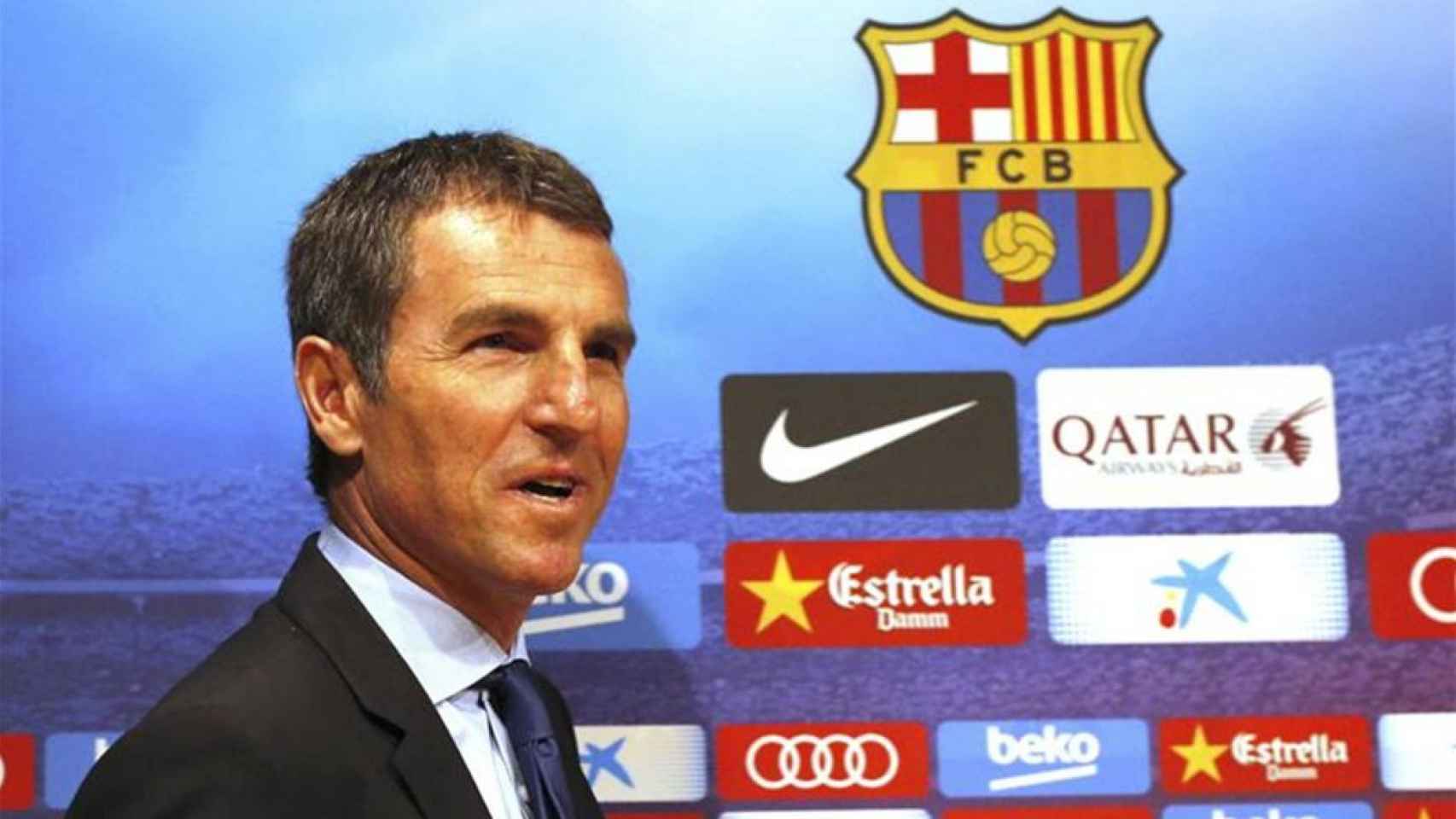 Robert Fernández, cuando era secretario técnico del Barça