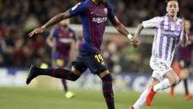 Una foto de Prince Boateng durante el partido ante el Valladolid /FCB