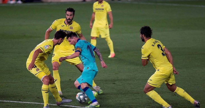 Messi contra el Villarreal / EFE