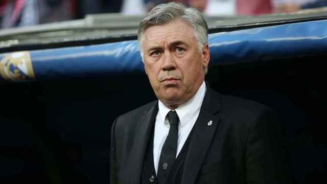 Carlo Ancelotti dirigiendo un partido del Real Madrid / EFE