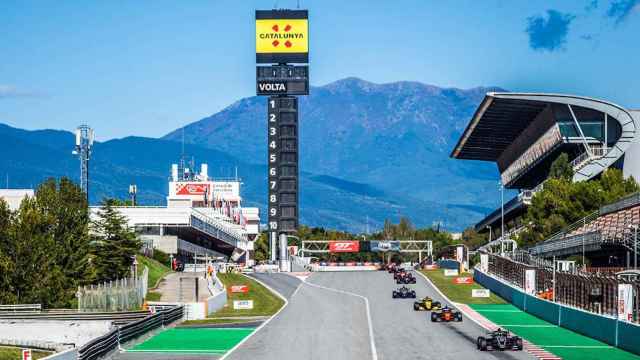 Recta del Circuit de Montmeló durante una carrera de F1 / EUROPA PRESS