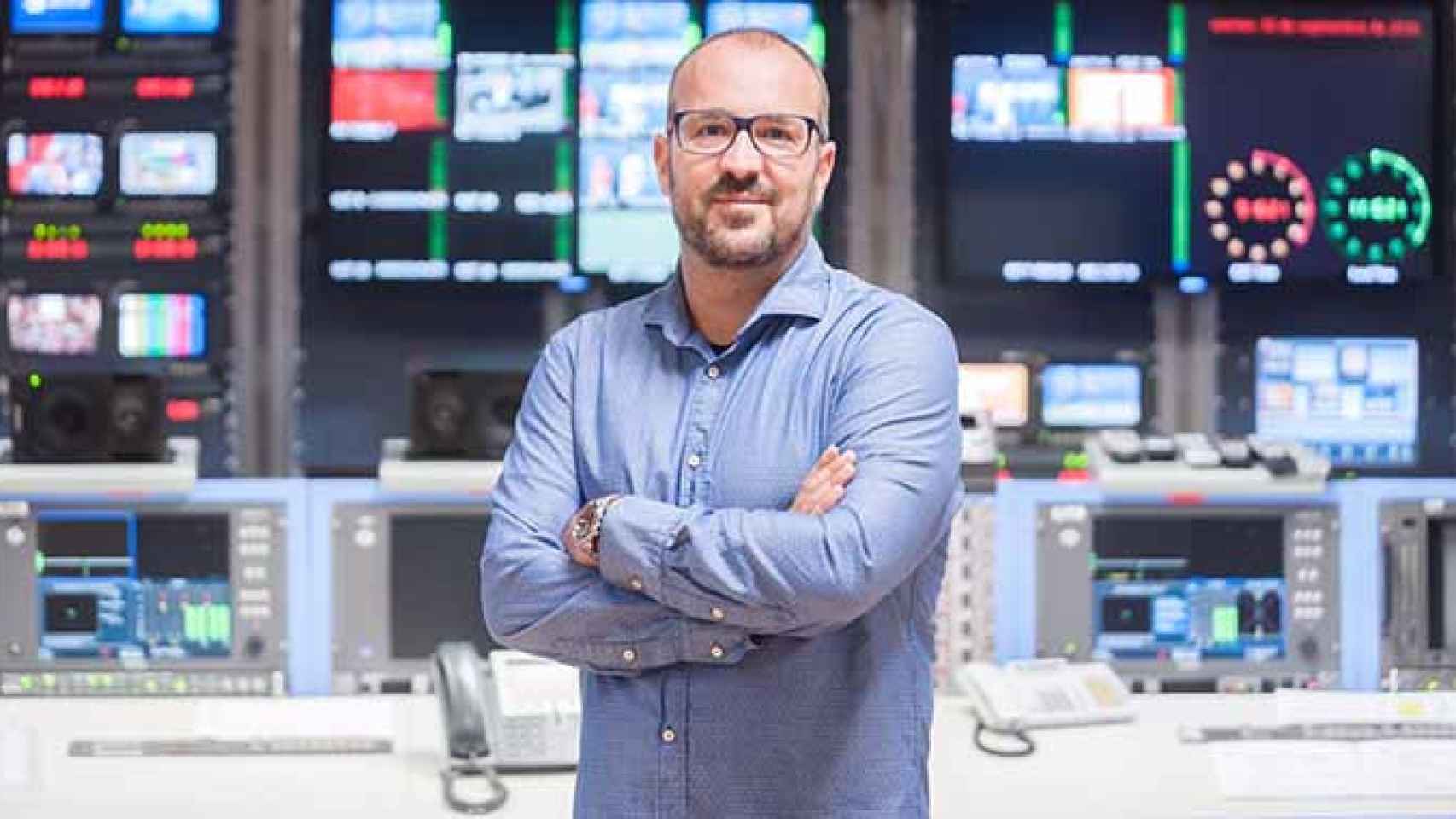 El nuevo jefe informativos de TVE Cataluña, Rafa Lara / CG