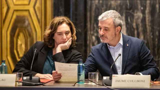 Ada Colau y Jaume Collboni, hasta ahora socios de gobierno en el Ayuntamiento de Barcelona / EP