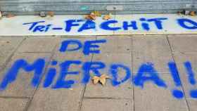 Insultos a Ciudadanos en la sede del partido en L'Hospitalet de Llobregat / CS