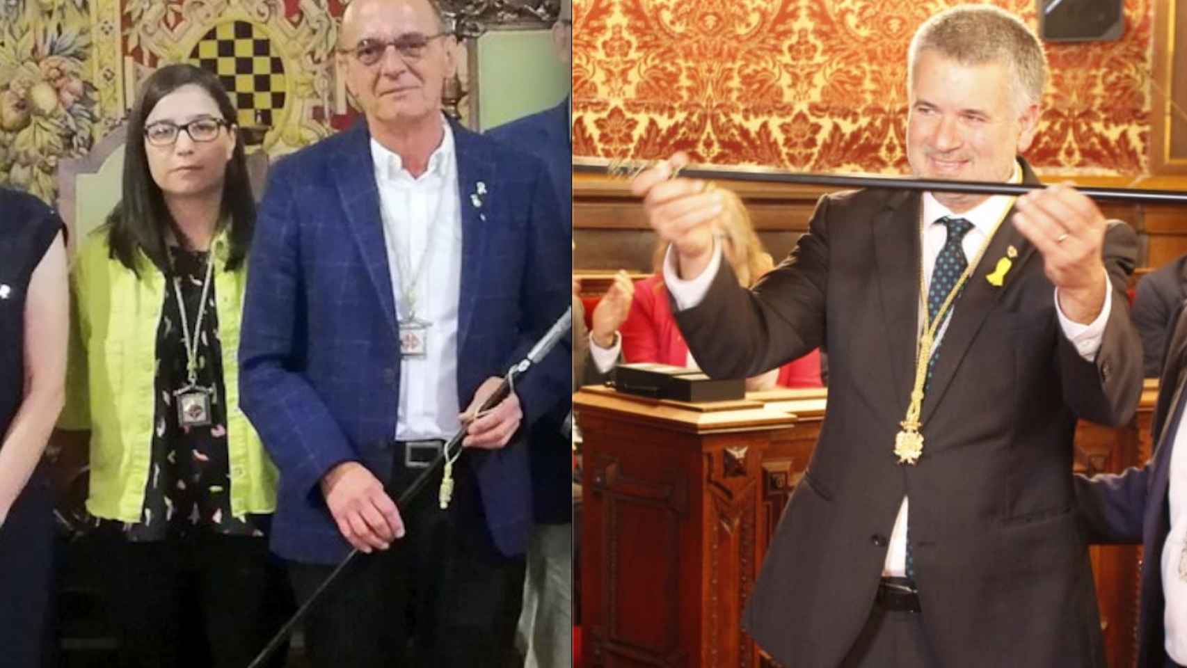 Miquel Pueyo (i) y Pau Ricomá (d), los dos nuevos alcaldes de Lleida y Tarragona, respectivamente / Fotomontaje CG