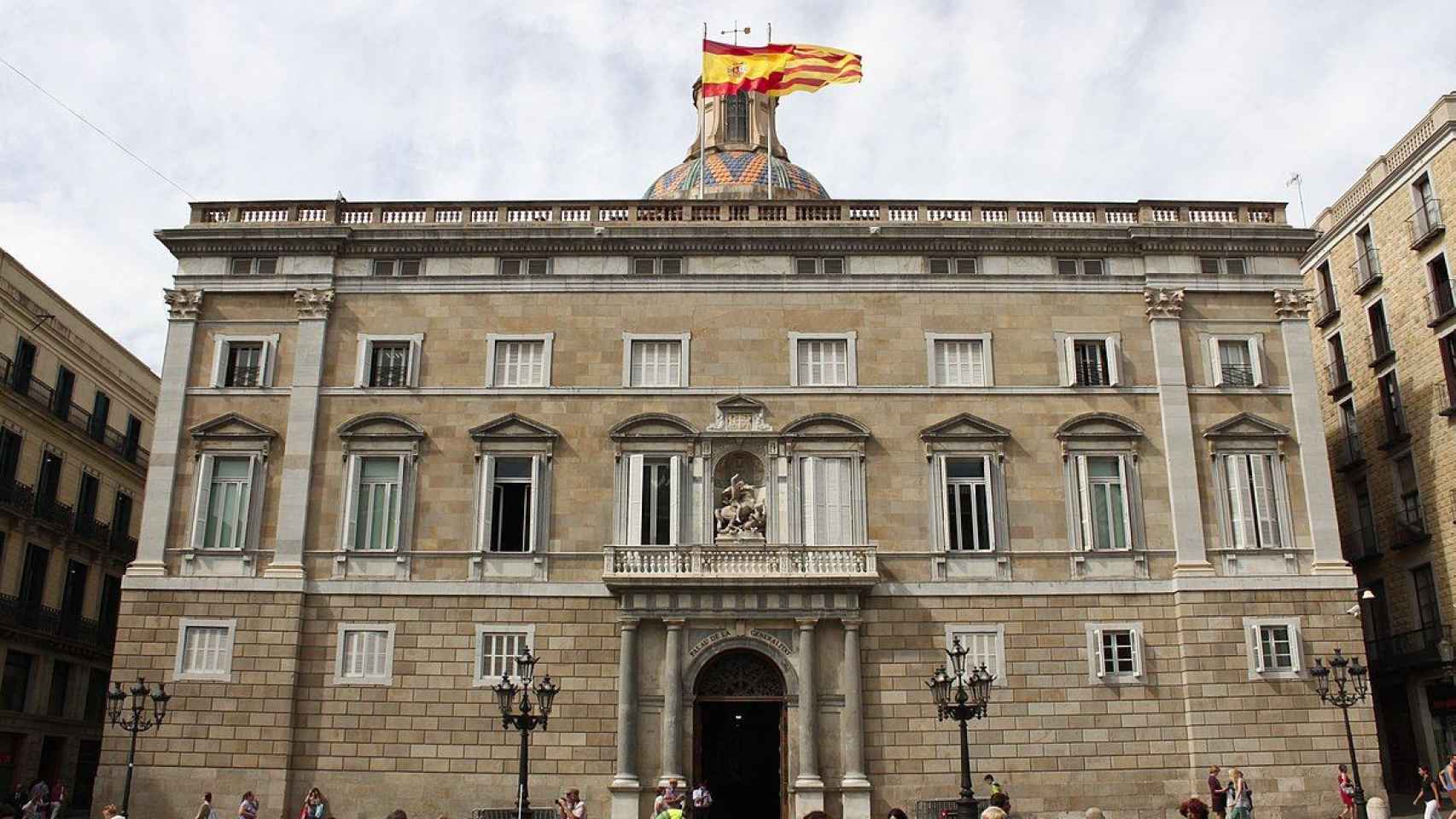 Una foto de archivo de la Generalitat de Cataluña, donde se guardó el material para el 1-O