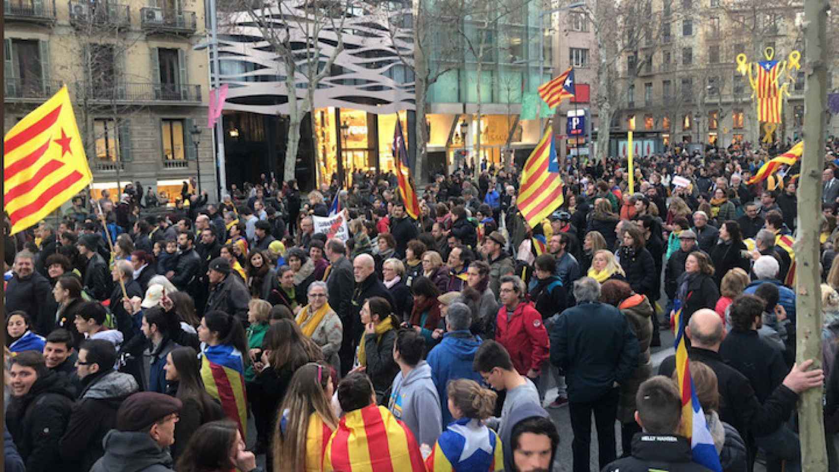 Manifestación en Barcelona contra el juicio del 1-O / ANC