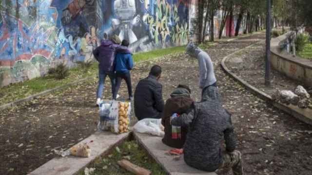 Los menores, en el parque madrileño en el que vivían / SAVE THE CHILDREN