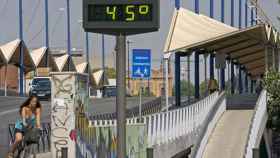 Altas temperaturas en la ciudad de Sevilla.
