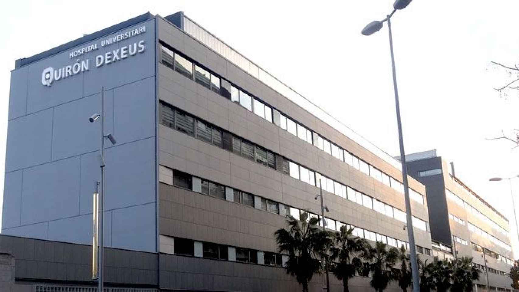 Entrada del Hospital Universitari Dexeus, del grupo Quirónsalud, en Barcelona / CG