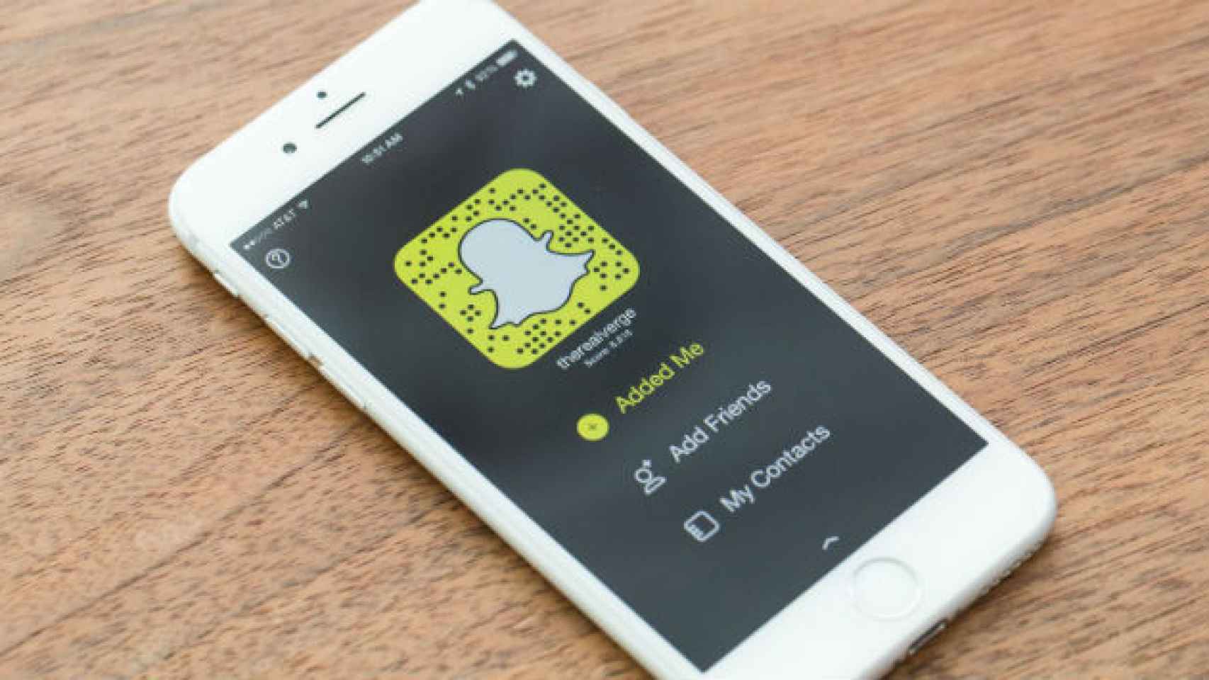 La app Snapchat en el móvil / CREATIVE COMMONS