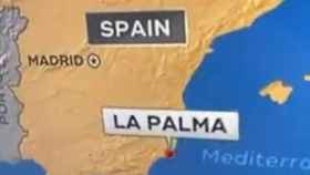 Mapa de la CBS que sitúa La Palma en Murcia /REDES