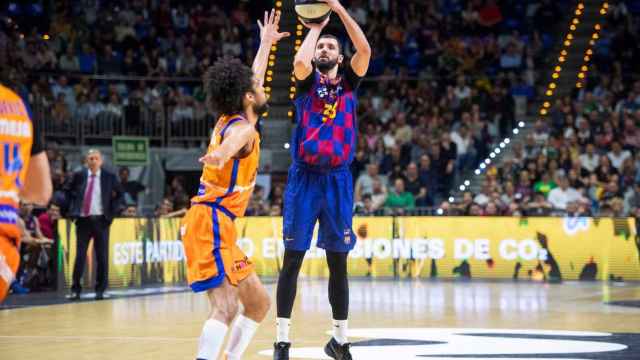 Mirotic en el partido de Copa contra el Valencia / FCB