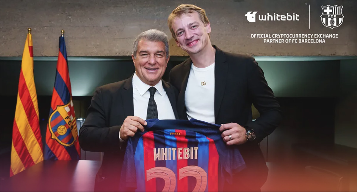 WhiteBit, nuevo patrocinador del FC Barcelona hasta 2025 / FCB