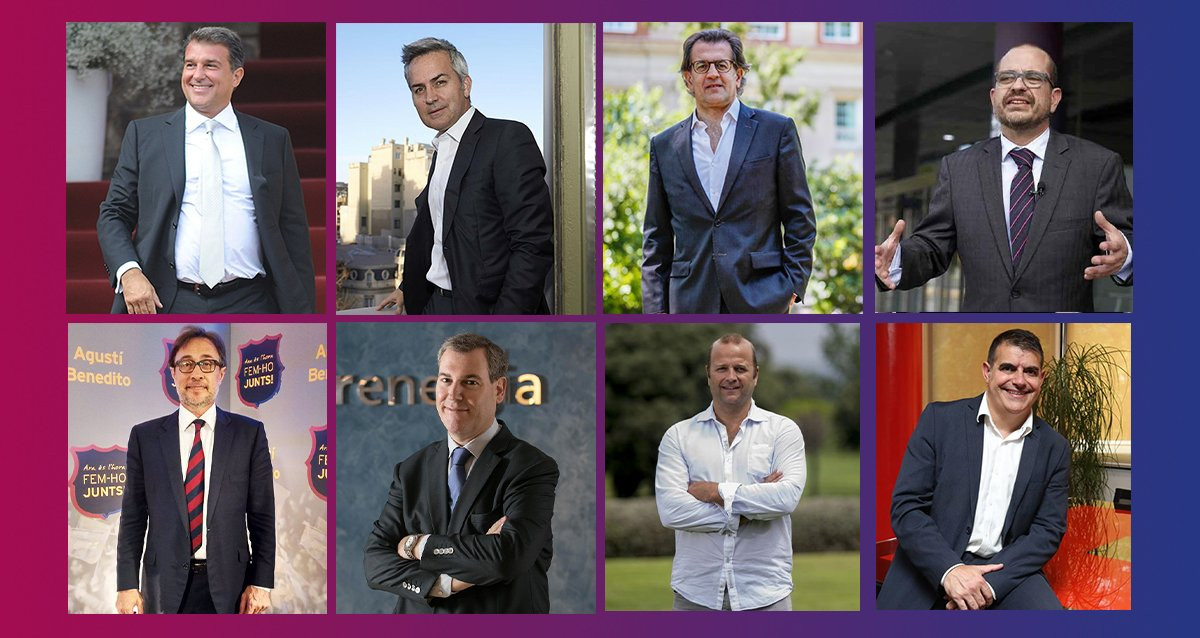 Los candidatos a las elecciones a la presidencia del FC Barcelona / CULEMANIA