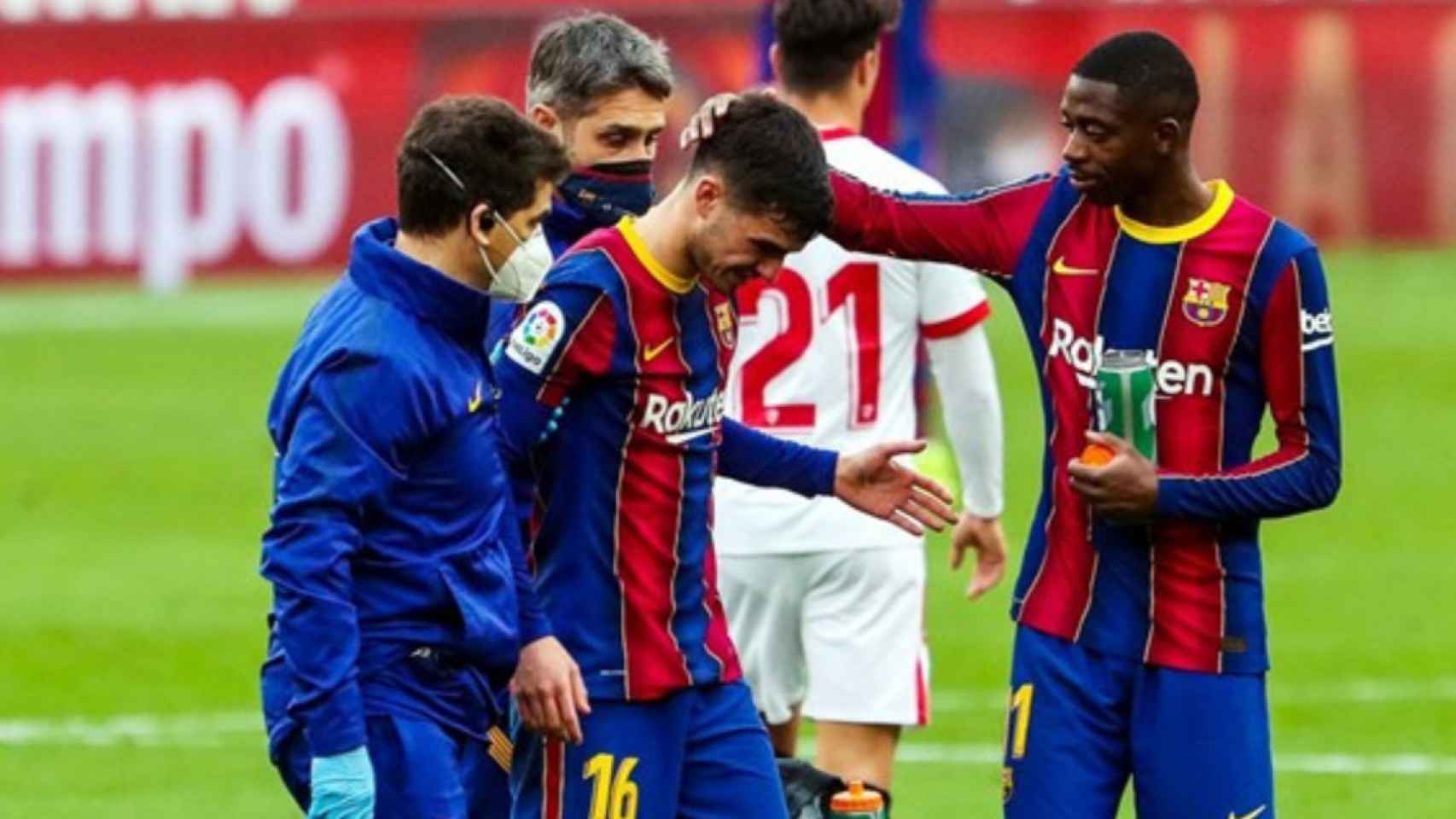 Pedri González, lesionado en Sevilla / FC Barcelona