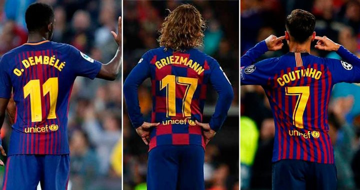 Dembelé, Griezmann y Coutinho, cracks pagados a precios de súper estrella por el Barça / CM