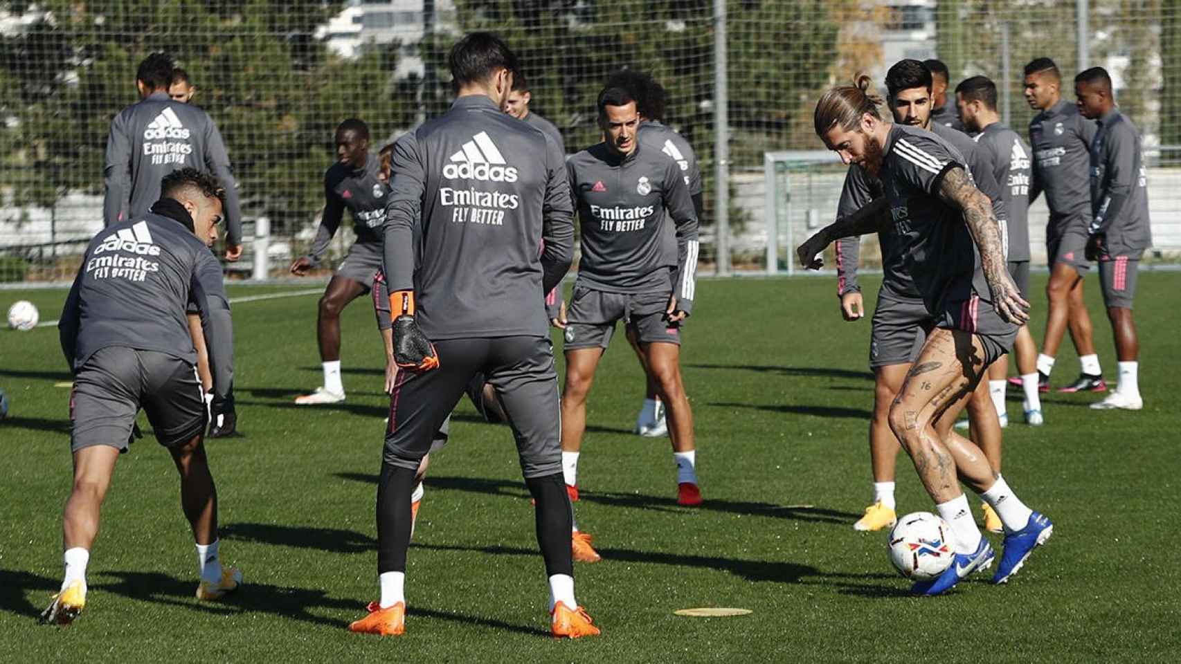 Los jugadores del Real Madrid, en un entrenamiento | RM