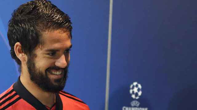 Isco abandona la sala de prensa / EFE