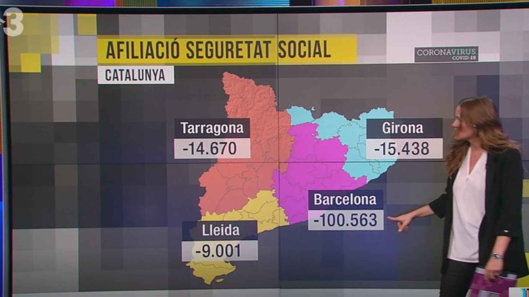El programa 'Tot es mou', de TV3, confunde las provincias de Tarragona y Lleida / TV3