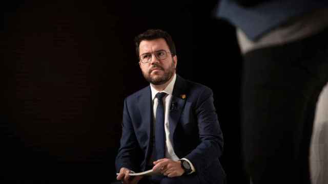 Pere Aragonès, presidente catalán, en un acto institucional del Govern / EP