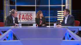 Artur Mas y Jordi Sànchez, en el programa 'FAQs' de Tv3 presentado por Cristina Puig / FAQS
