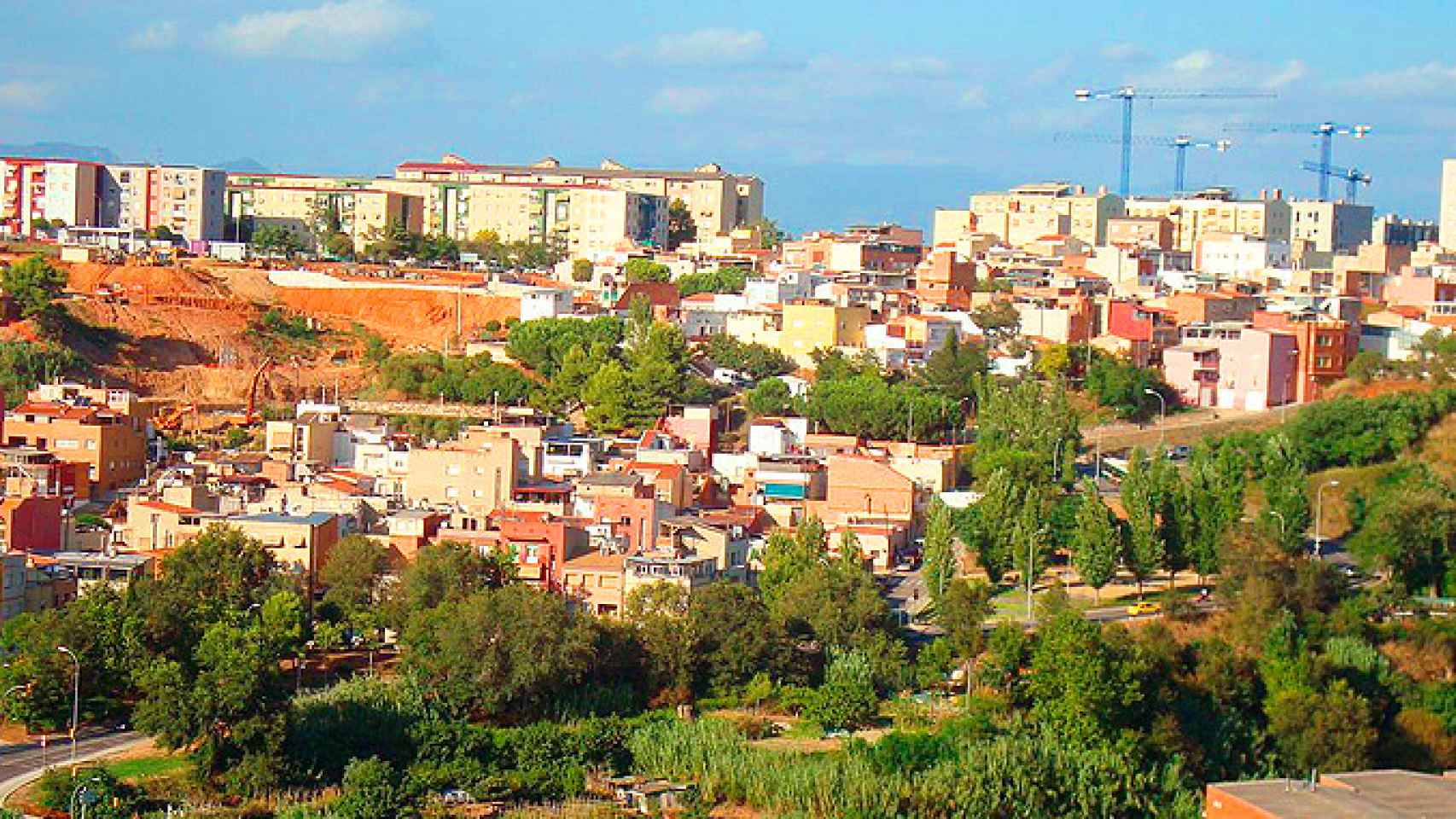 Vista del Barrio de Sabadell, Can Puiggener / @sbdterritori