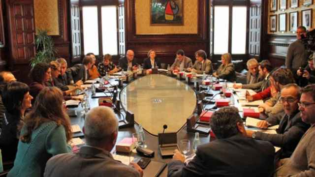 La Mesa y de la Junta de Portavoces del Parlament, reunidos / PARLAMENT