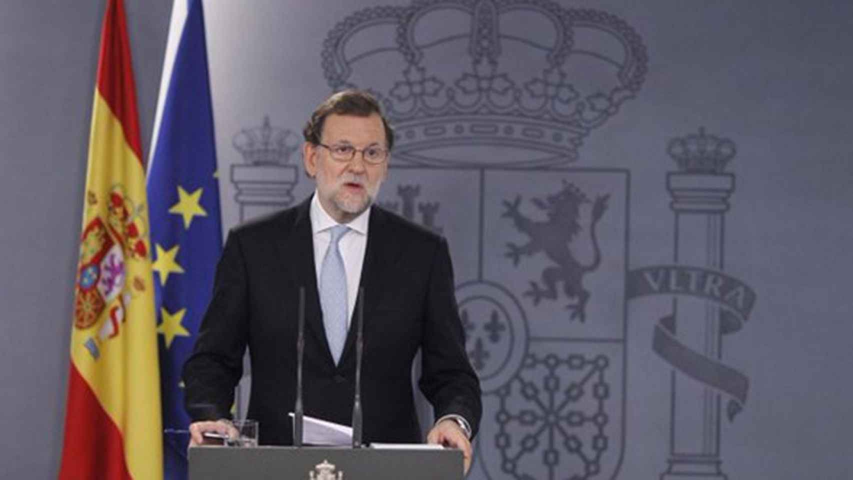 Mariano Rajoy, tras el Consejo de Ministros.