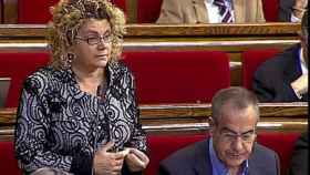 La diputada ex socialista Marina Geli, en un pleno del Parlamento autonómico.