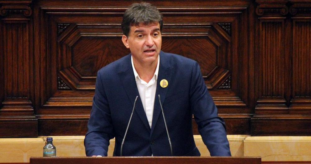 El diputado de ERC Sergi Sabrià, en el Parlament / PARLAMENT