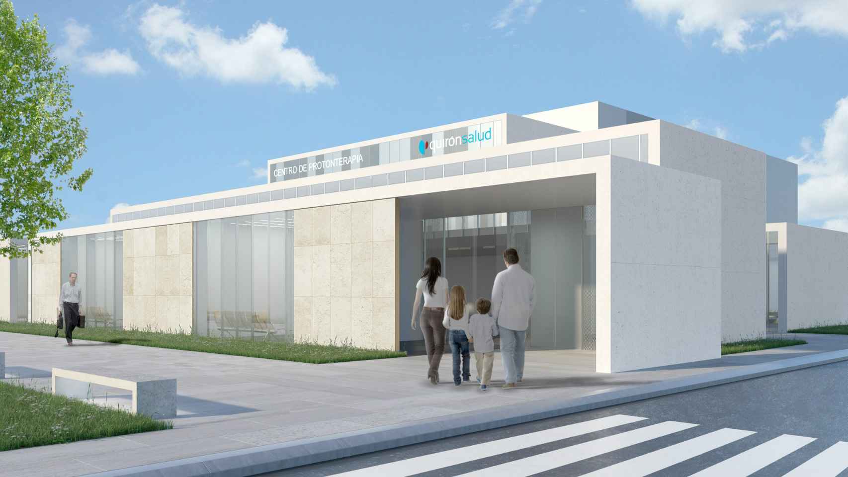 Maqueta de las instalaciones del centro de QuirónSalud en Madrid
