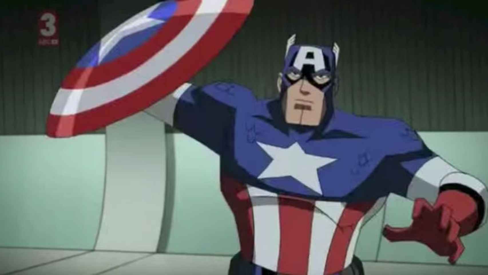 El Capitán América en televisión.