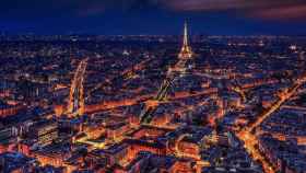 Vista nocturna de París, la capital francesa / CG