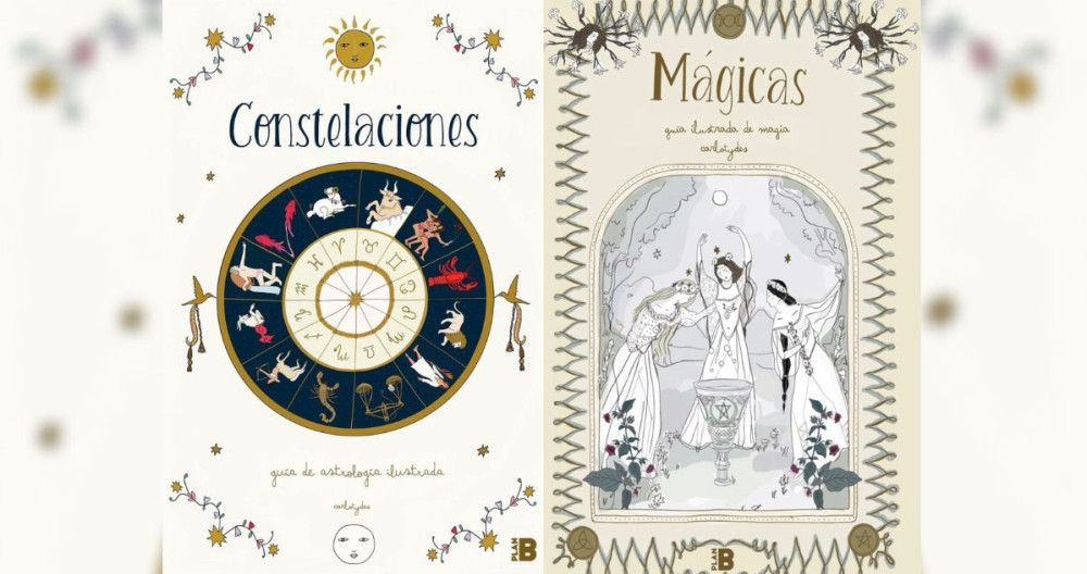 'Constelaciones' y 'Mágicas', los dos libros de Carlota Santos / CEDIDA