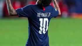 Neymar celebra el pase a la final de la Champions / EFE