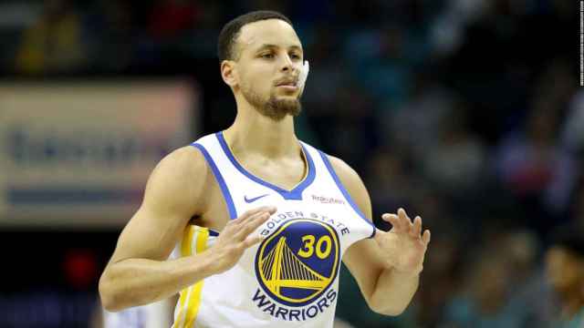 Stephen Curry en un partido de la NBA / EFE