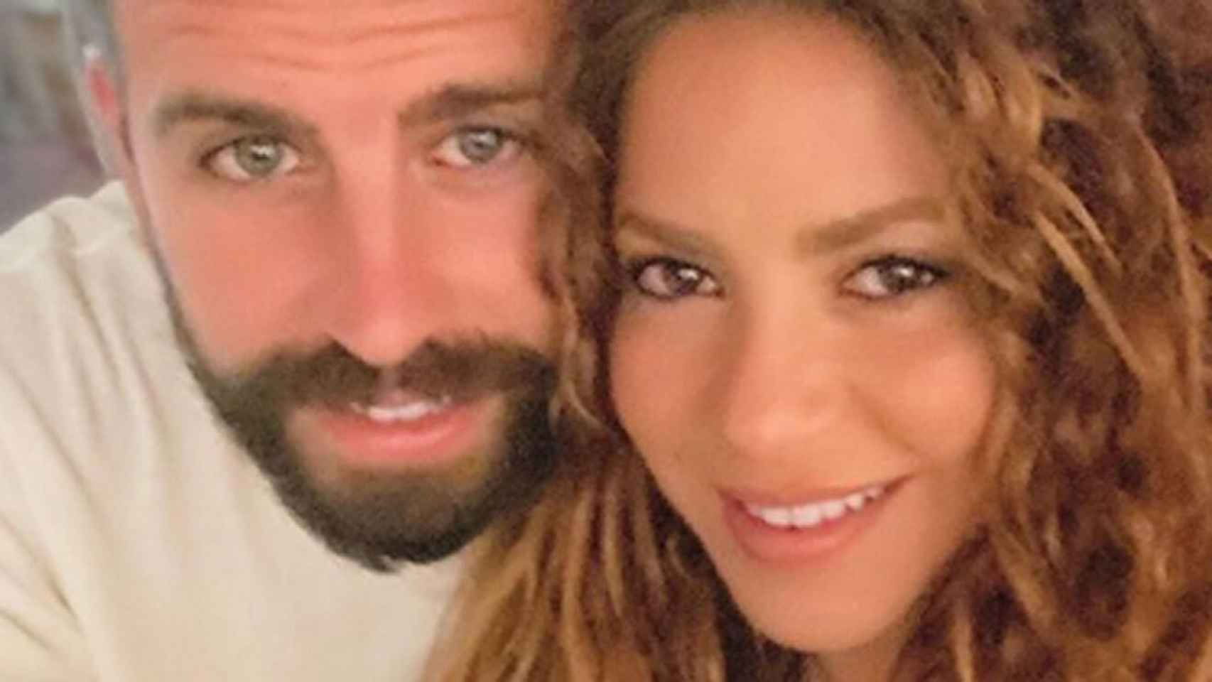 El selfie más romántico de Shakira y Piqué