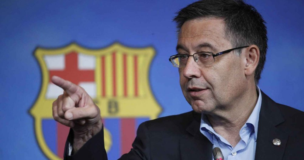 Josep Maria Bartomeu, expresidente del Barça, en una rueda de prensa / EFE