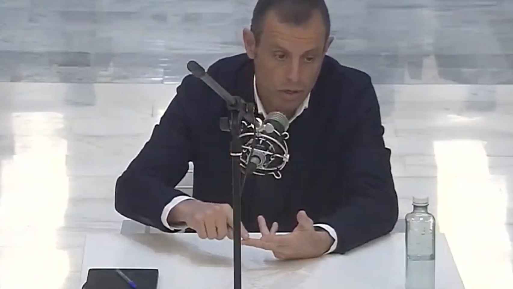 Una foto de Sandro Rosell durante el juicio en la Audiencia Nacional